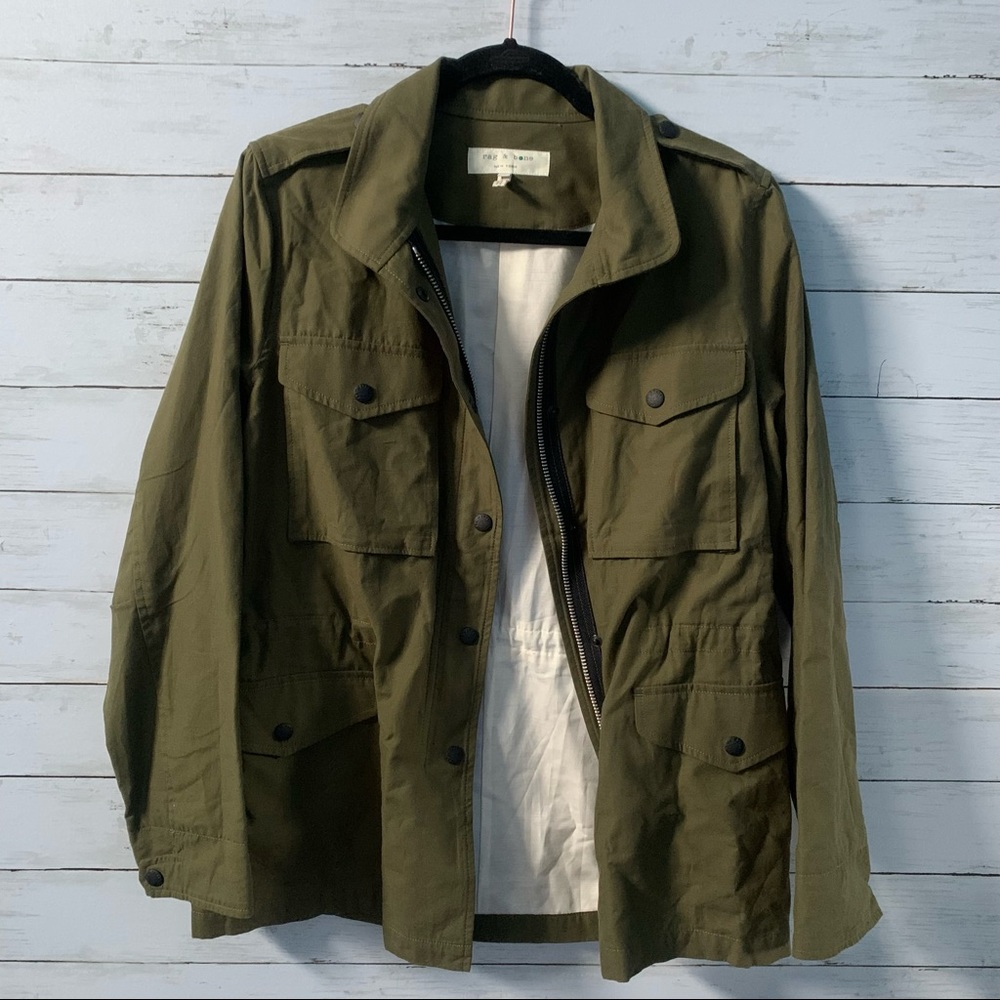 NEW Rag & Bone Army Green Utility Jacket